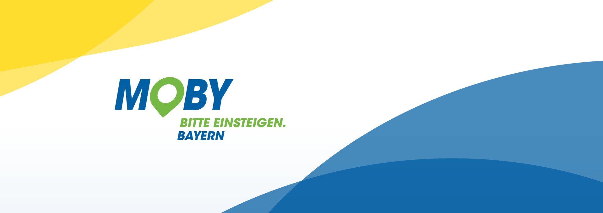 Logo MOBY- bitte einsteigen. Bayern